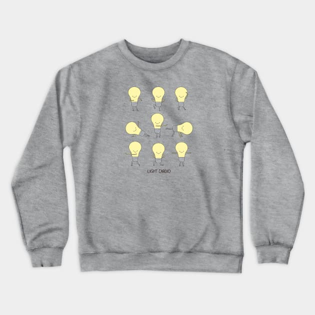 Light Cardio Crewneck Sweatshirt by milkyprint